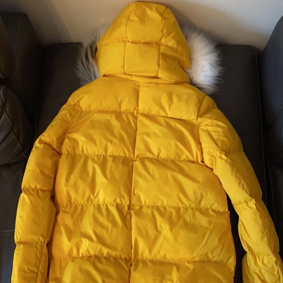 Girls SAM EDELMAN Faux Fur Puffer Jacket - Picture 4 of 5